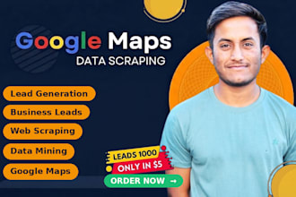 do google maps scraping, b2b lead generation and business email list scraping