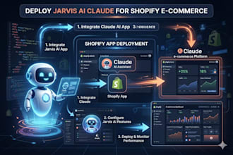 deploy jarvis ai claude shopify app claude ecommerce claude web app claude video