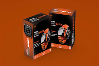 design tech box design, gadget packaging, and ecommerce box art