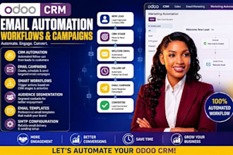 setup odoo CRM odoo email automation odoo workflow odoo email campaigns