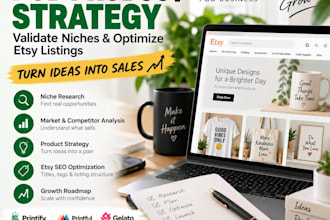 build pod product strategy validate niches optimize etsy listings