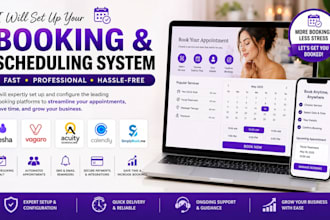 set up your fresha vagaro acuity scheduling calendly and simplybook for booking
