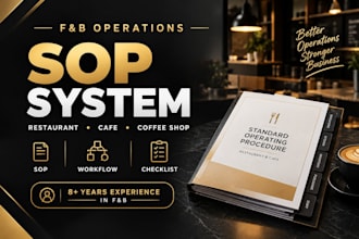 create restaurant and cafe sops for your fnb business