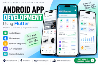 develop android and flutter mobile apps