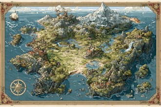 draw a custom map for fantasy