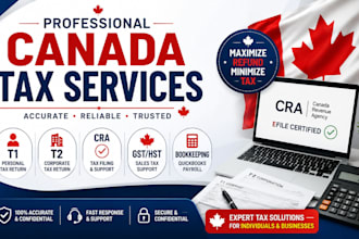 canada tax, t1, t2, cra, tax filing, corporate tax, hst, bookkeeping