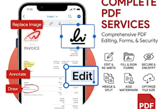 create fillable PDF form with data validations within 24 hrs