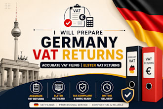 prepare german bookkeeping income tax vat and corporate tax via elster