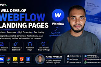 convert your figma design to a responsive webflow website