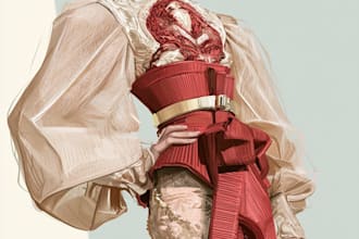 do a fashion illustration