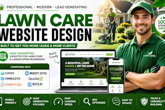 build lodex simbasite pages to go mighty sites quoteiq lawn service website