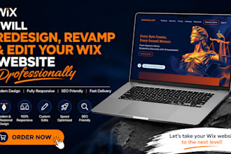 redesign design fix rebuild build revamp wix or shopify  squarespace website