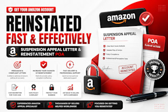 write amazon suspension appeal letter and reinstatement poa