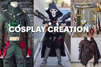 do wearable cosplay amor, 3d cosplay props, halloween costume, mask and helmet