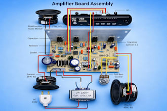 design hifi audio pcb with clean ground plane and low noise power supply