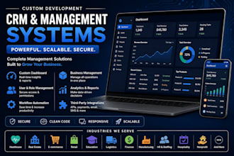 develop CRM and management systems for any industry