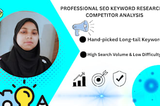 do profitable SEO keyword research and competitor analysis
