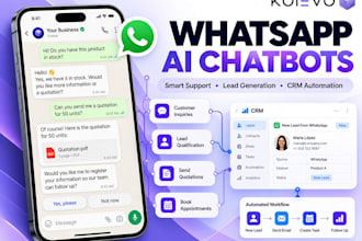 build an ai whatsapp chatbot with CRM automation