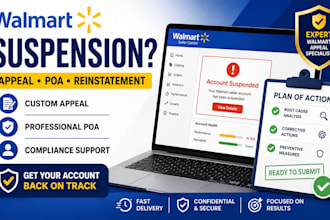 write a walmart suspension appeal reinstatement and professional plan of action