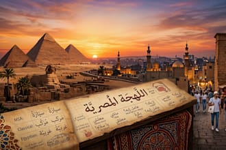be your egyptian arabic tutor and help you speak arabic confidently