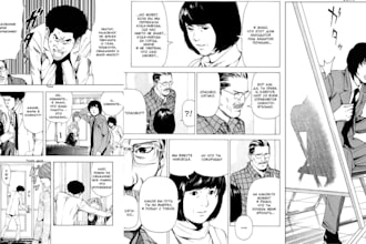 draw anime manga illustration manga page webtoon page as a manga artist