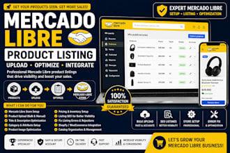 integrate mercado libre marketplace product listings upload to boost sales