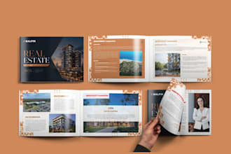 design professional real estate flyer, brochure and banner