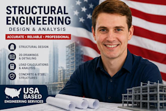 provide structural engineering design and analysis