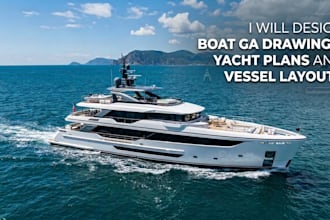 design ga drawings, yacht plans and vessel layouts