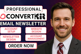 setup convertkit newsletter design kit landing page kit email sequence expert