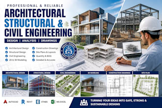 do architectural structural and civil engineering design