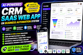 build an ai powered CRM and saas web app