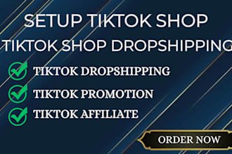 setup tik tok shop  do tiktok shop dropshipping