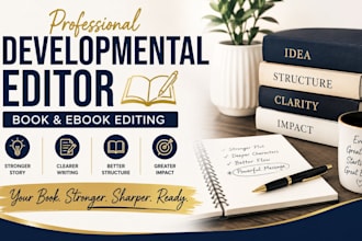 do developmental editor, book and ebook editing