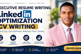 write you professional resume, cover letter and linkedin opt