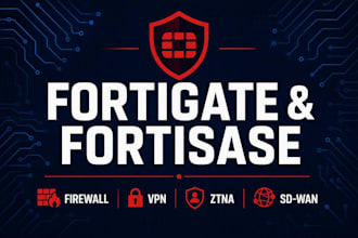 configure fortigate firewall and fortisase VPN and security