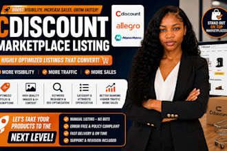 upload cdiscount manomano alltergo marketplace product listing error fixing SEO