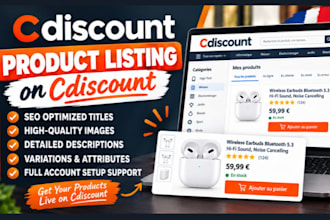 upload cdiscount manomano alltergo marketplace product listing error fixing SEO
