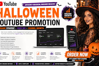 do halloween youtube video promotion and organic channel growth