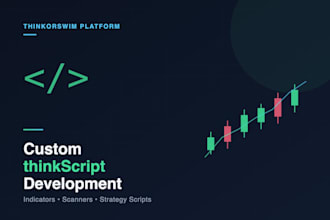 write custom thinkscript code for thinkorswim platform