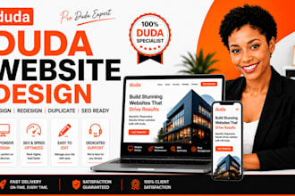 build duda website design duda ai website redesign duda landing page