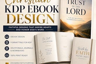 design kdp christian books
