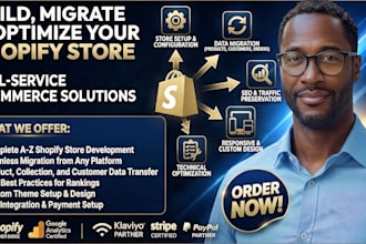 migrate woocommerce store to shopify store and shopify store setup to woocommerc