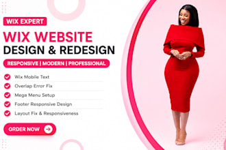 do wix mobile text,overlap error fix,mega menu,footer responsive design,layout
