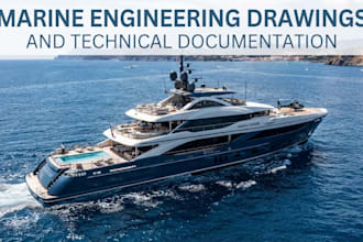 create marine engineering drawings and technical documentation