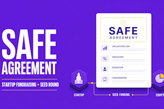 draft a safe agreement for your startup fundraising and seed rounds