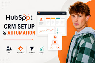 hubspot CRM setup workflow automation