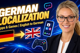 translate and localize your app or game from english to german