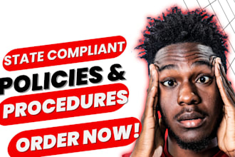 write professional policy and procedure manuals, sops and employee handbooks