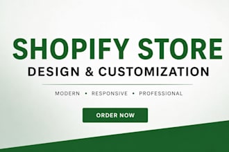 design and customize shopify store